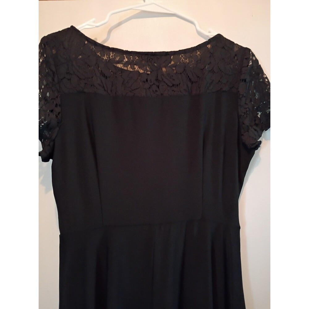Perceptions Petite Black Lace Dress - Picture 7 of 7